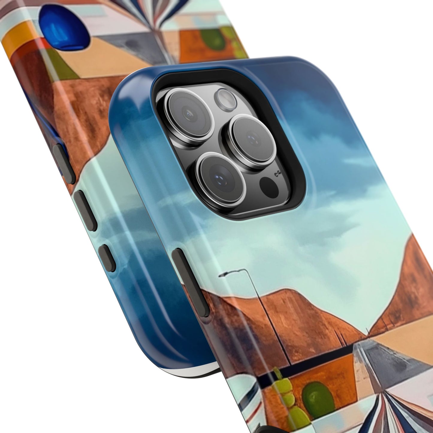 Magnetic Tough Cases - Vibrant Landscape Design, Orange County Artist Moxie Jay