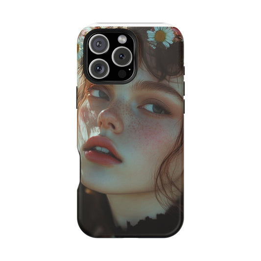 Phone Case Angelic Redhead Fashion Editorial Style