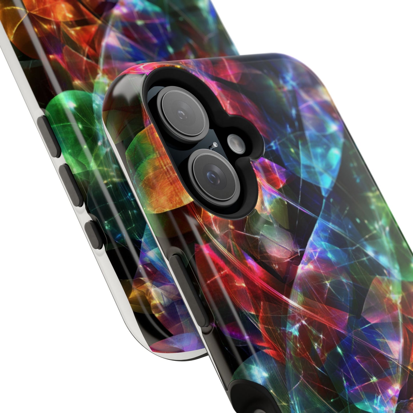 iPhone Case with Neon Colors Art by Moxie-Jay