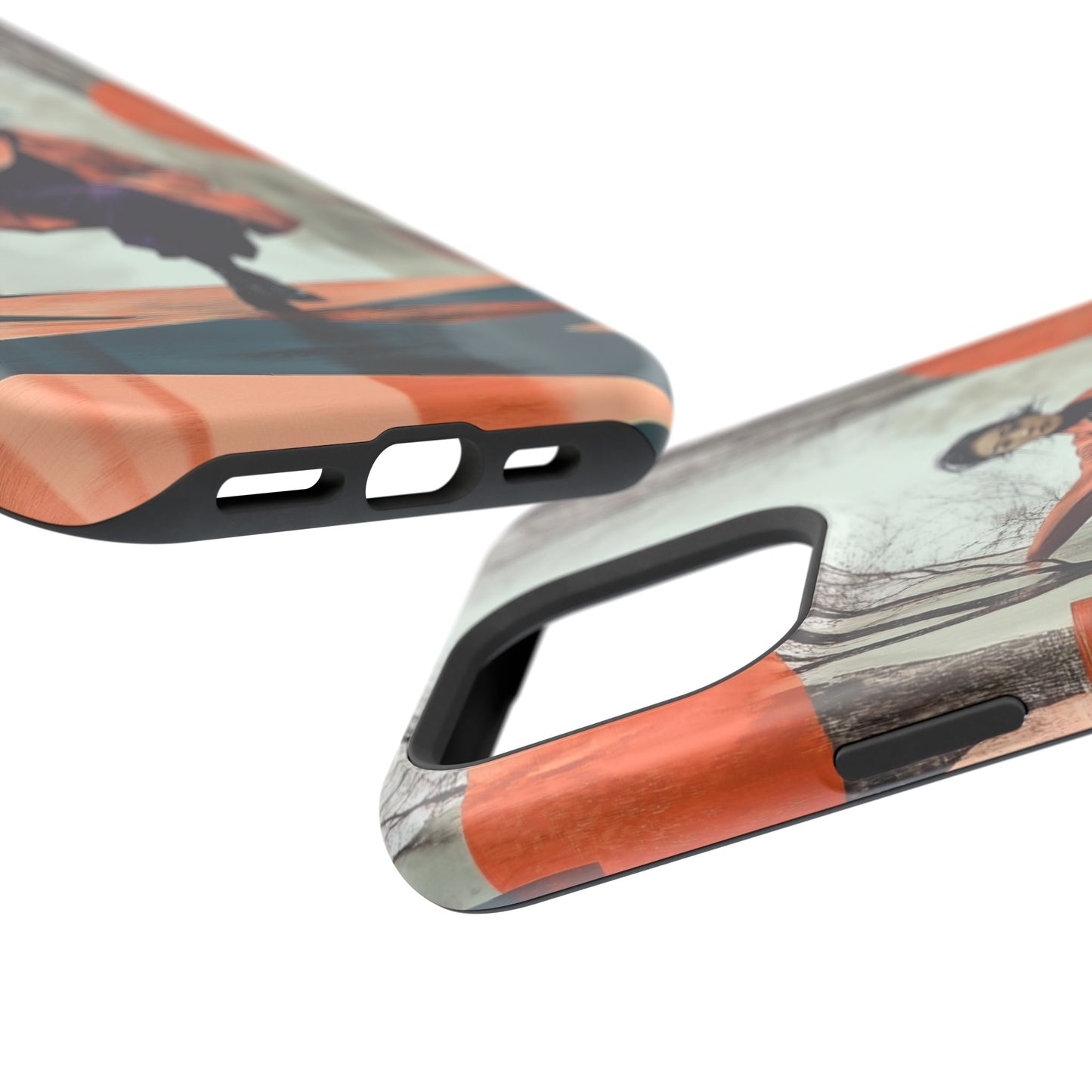 Tough iPhone Case - 'Floating Grace' Abstract Art