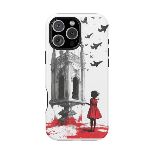 iPhone Case - Little Girl in Red Dress Design