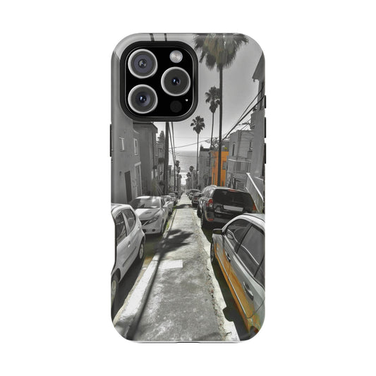 "Ocean Avenue" Luxury Magnetic Wireless Charging iPhone Case by Moxie Jay