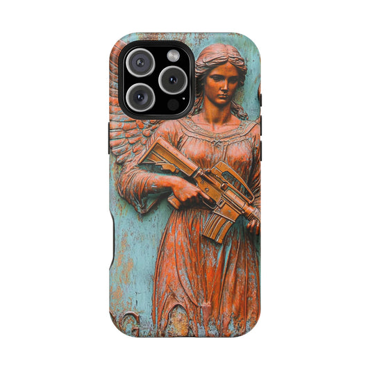 Crimson Guardian MagSafe® iPhone Case - Moxie-Jay Art Edition