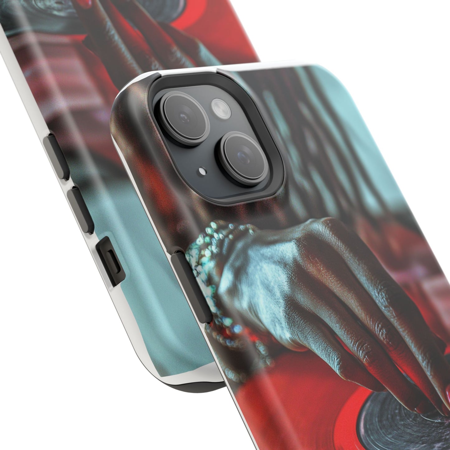 Luxurious MagSafe® Compatible iPhone Case - "Vinyl Groove" by Moxie-Jay