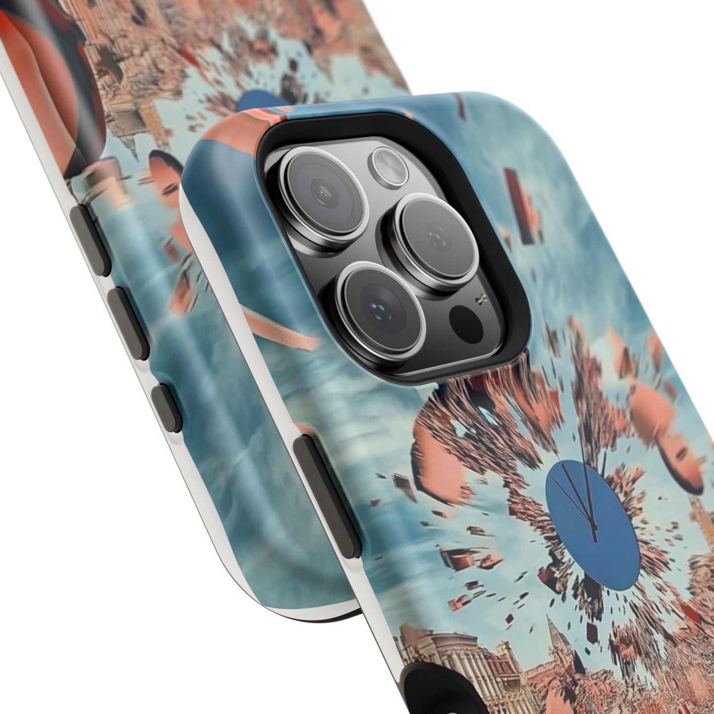 Phone Case with 'World at 10000 MPH' Art by Moxie Jay