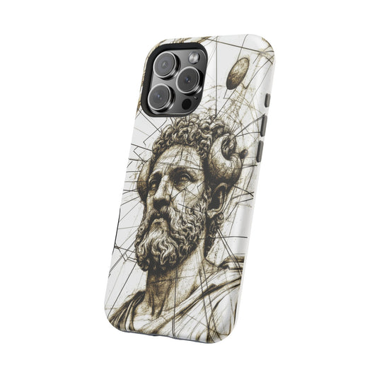 Stylish Magnetic Tough Cases - Greek God Design, Perfect for Gift Giving