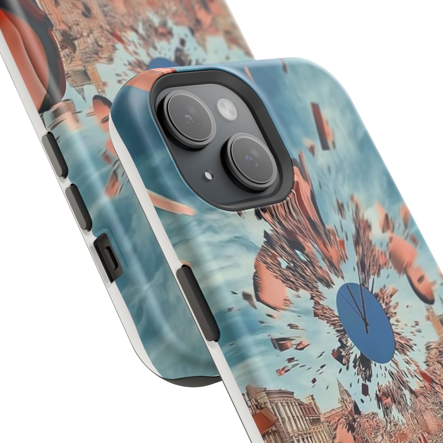 Phone Case with 'World at 10000 MPH' Art by Moxie Jay