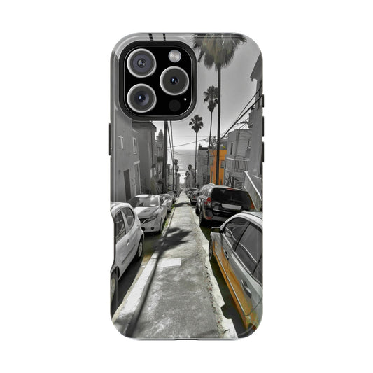 "Ocean Avenue" Luxury Magnetic Wireless Charging iPhone Case by Moxie Jay