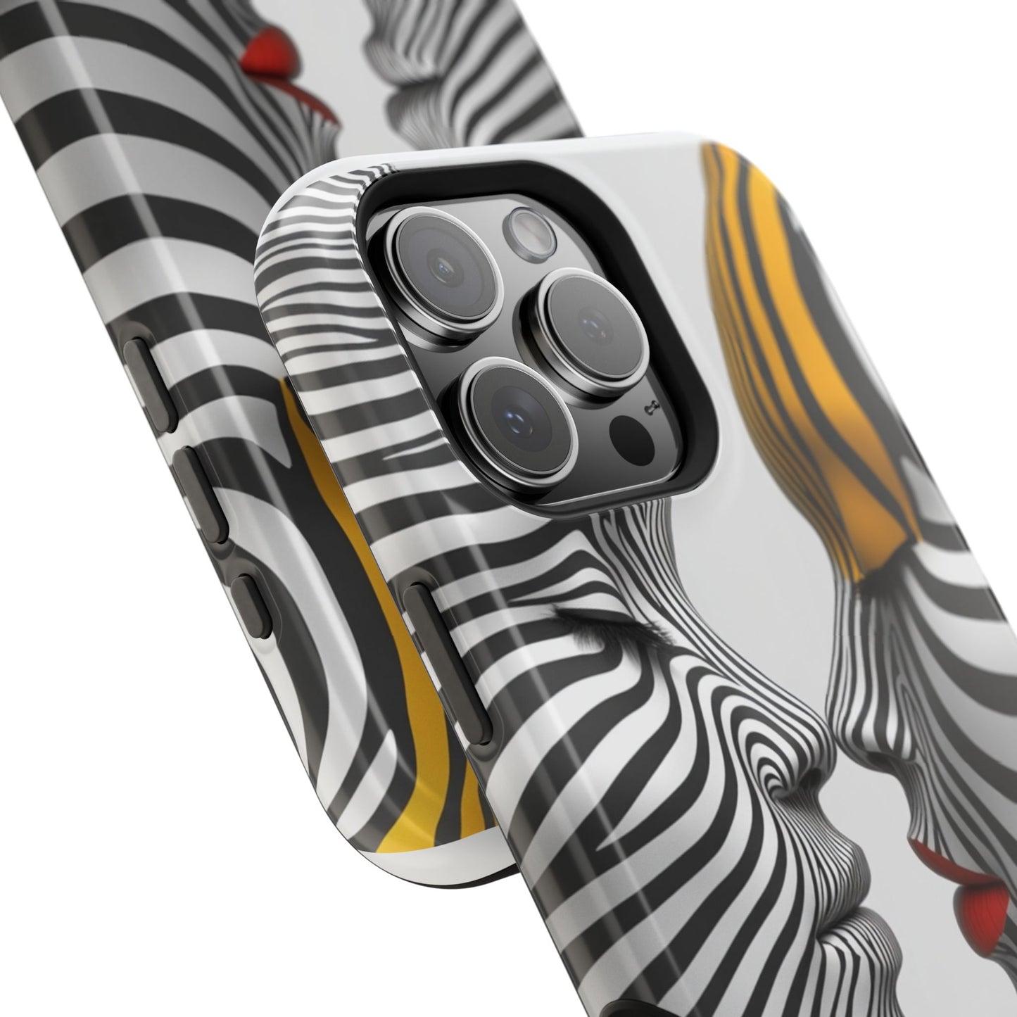 Artistic Magnetic Tough Phone Cases – Embrace the Duality of Love
