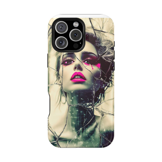 Phone Cases - Shattered Glass Design by Moxie-jay