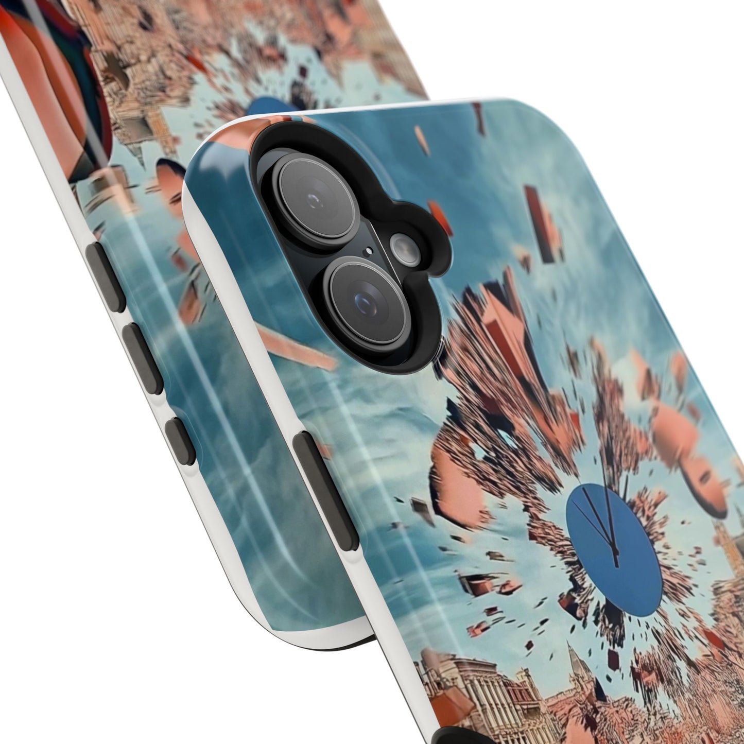 Phone Case with 'World at 10000 MPH' Art by Moxie Jay
