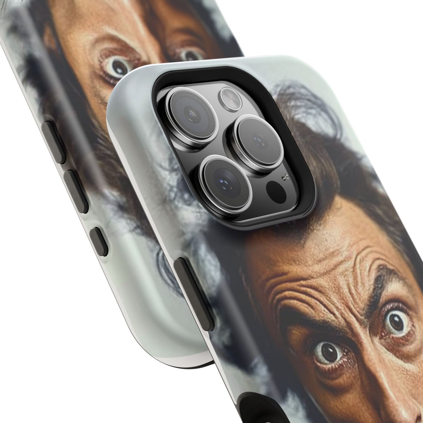 Luxurious Magnetic Wireless Charging Tough iPhone Case - “Close-Up Salvador Dali” by Moxie-Jay