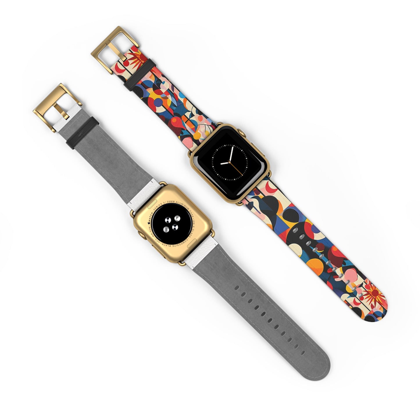 Colorful Geometric Watch Band – Stylish Accessory for Any Occasion