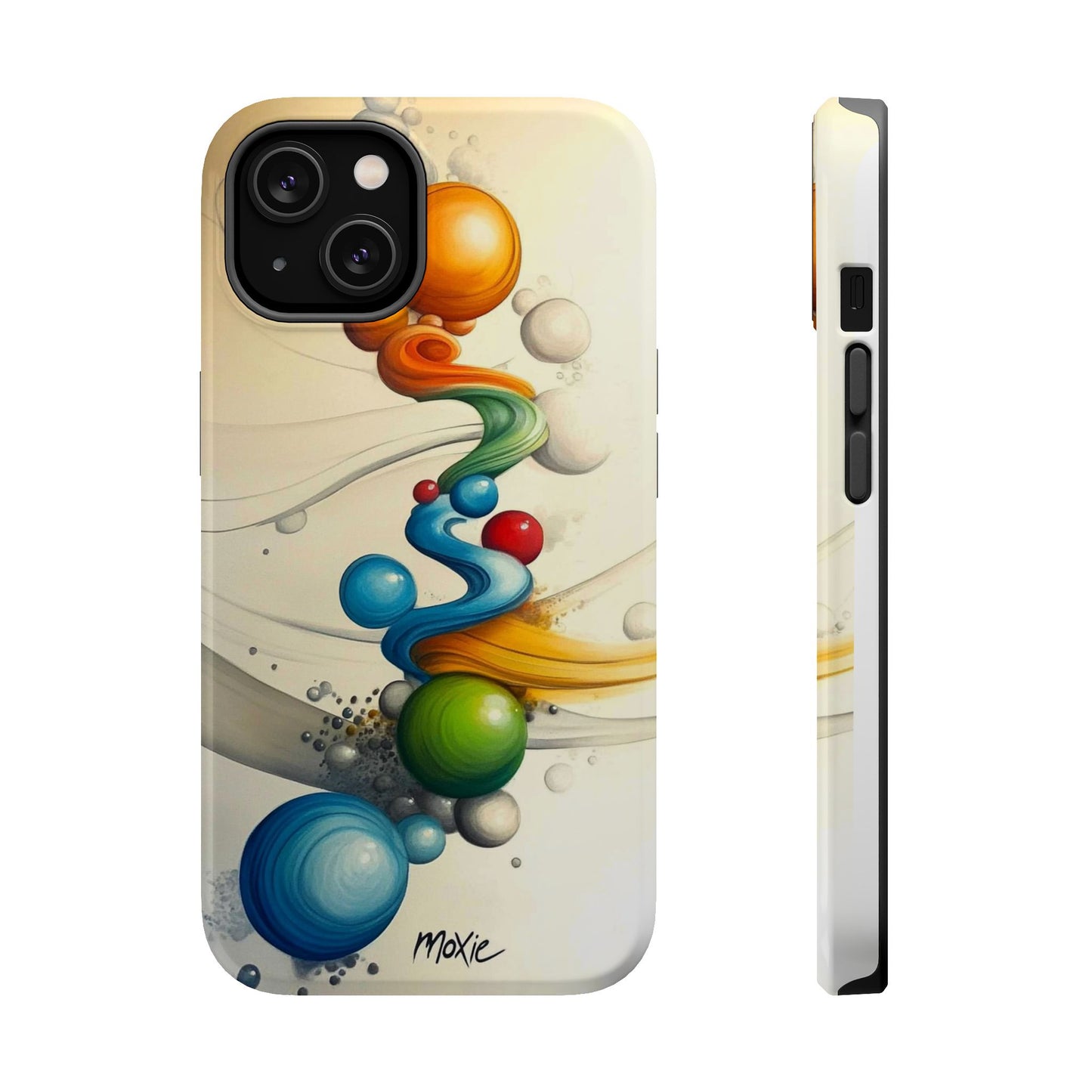 Phone Case - Abstract Balls Design by Moxie-Jay - Magnetic Tough