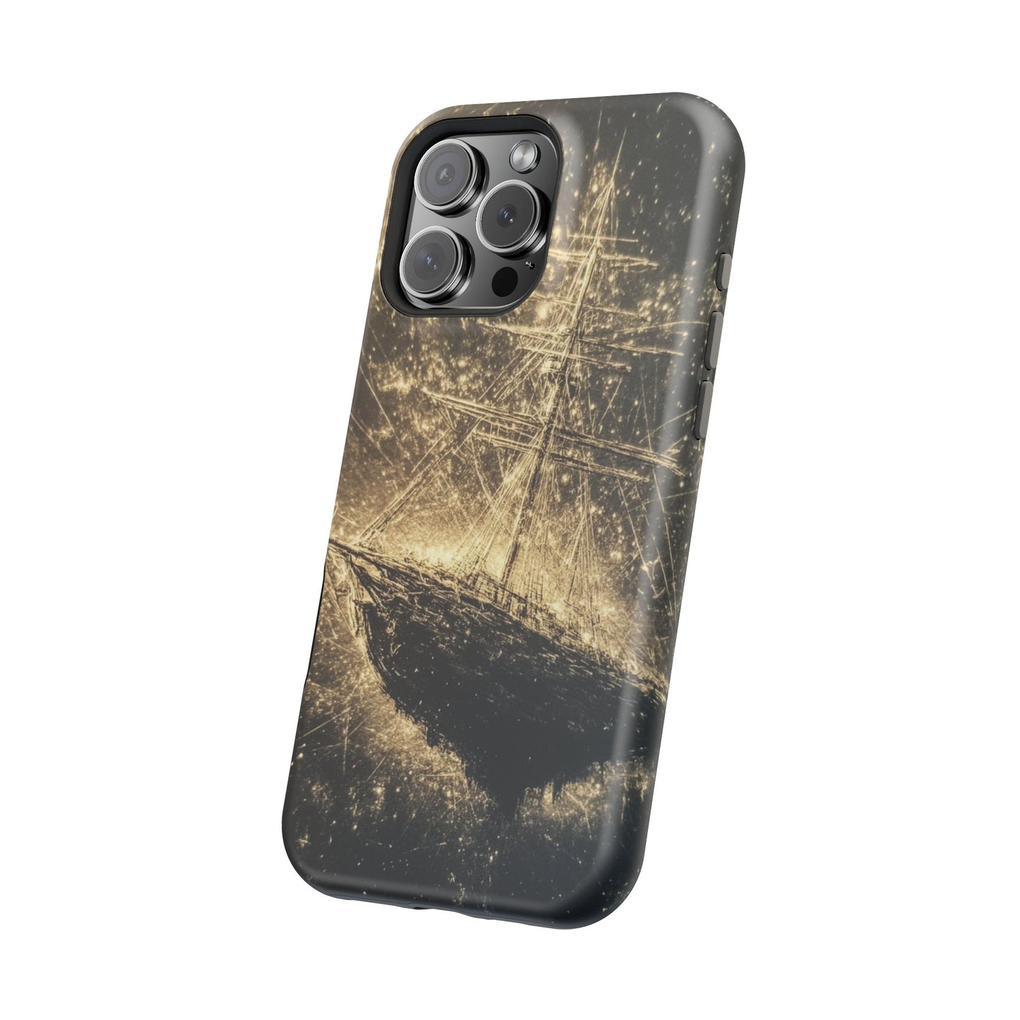 Vintage Ship Magnetic Tough Cases | Nautical Phone Cover for Adventure Lovers